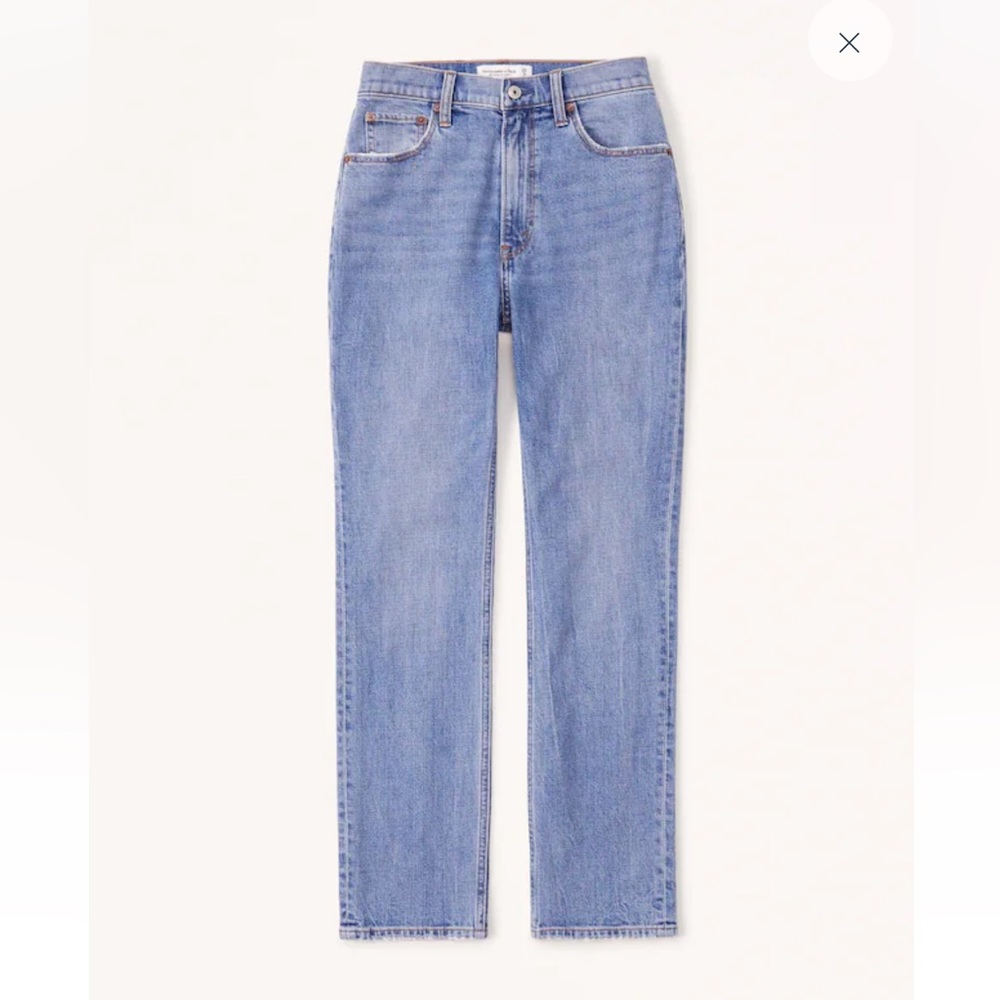 Abercrombie Curve Love Ankle Straight Jean